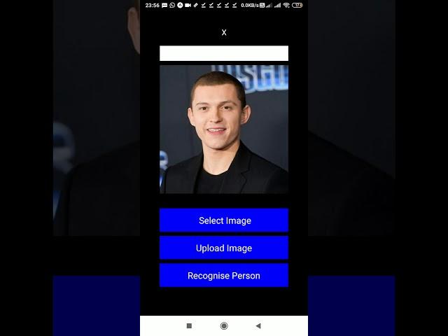 Working of the Face Recognition Mobile App with React Native