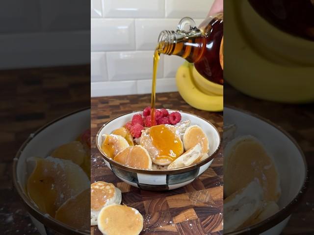 Banana pancake bites  #shorts