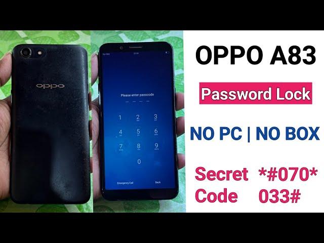 OPPO A83 Hard Reset || Oppo A83 Forgot Password || Without Pc 2023 || Oppo A83 Ka Lock Kaise Tode