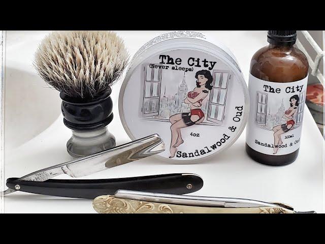 A & E The City(Sandalwood & Oud) ~ Thank you Latherhog ~ Dual edge test