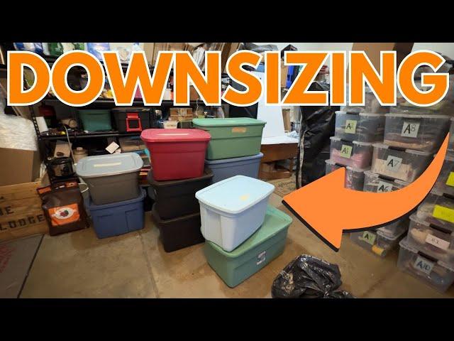 DOWNSIZING TO GO FULL TIME IN OUR RV STARTS NOW!