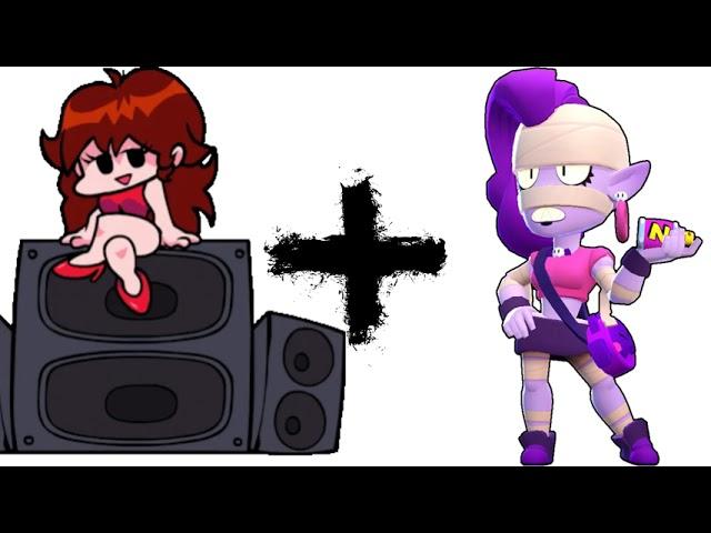 FNF Girlfriend + brawl stars Friday Night Funkin mod FNF ANIMATION BEST MOMENTS