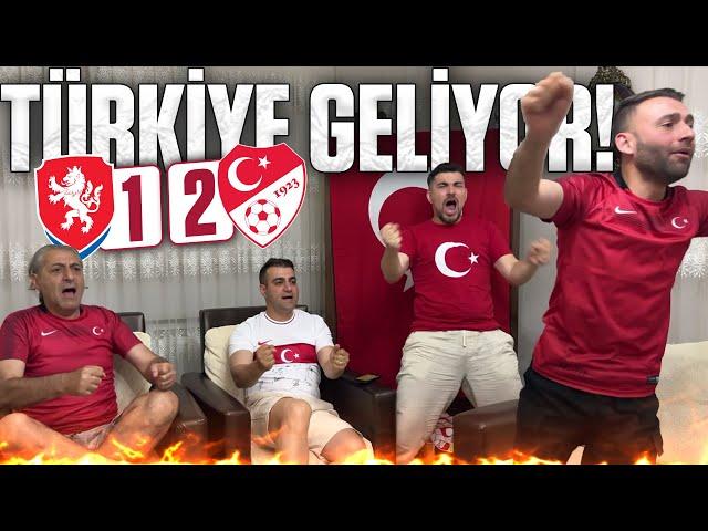 TÜRKİYE SON 16’YA KALDI EVDE ÇILDIRDIK ! BABAM KİLO VERDİM DEDİ  | Çekya 1-2 Türkiye Euro2024