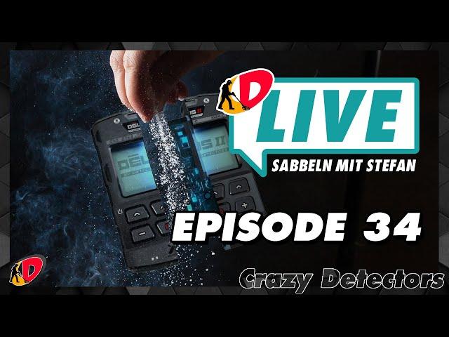 Live mit Crazy Detectors Episode 34 / Sondeln im Meer / Salzwasser Erfahrungen