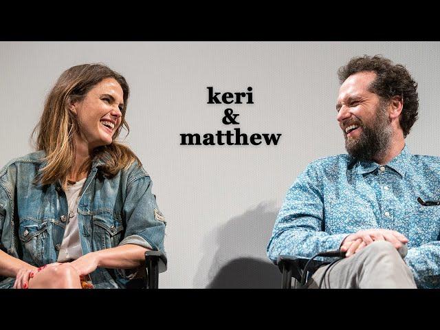 Keri Russell and Matthew Rhys being cute