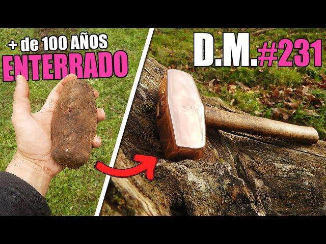 OLD RUSTY HAMMER RESTORATION - Buried for MORE THAN 100 YEARS! - Detección Metálica 231