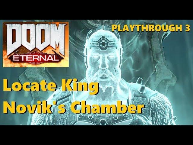 DOOM ETERNAL 2020 (Locate King Novik's Chamber) STRATEGY GUIDE 3 Xbox One/Ps4/Steam