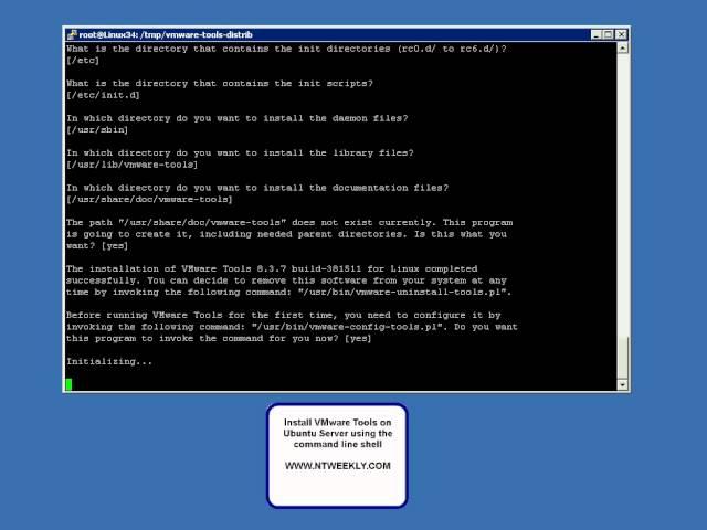 Install VMware Tools On Ubuntu Server Using The Command Line