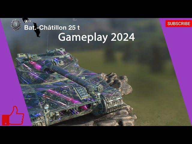 Bat.  Chatillon  25 t  - WoT BLitz - Quick game 2024!