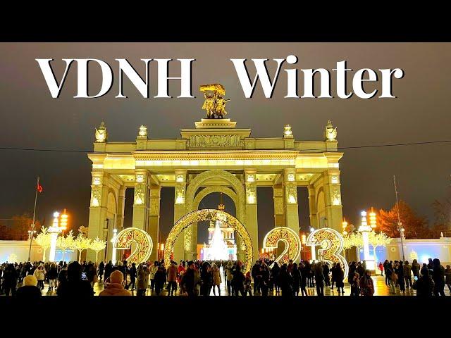 VDNH - Soviet Winter Wonderland in Moscow