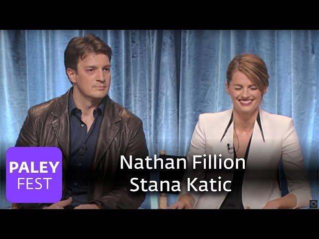 Castle - Nathan Fillion and Stana Katic Talk Handcuffs