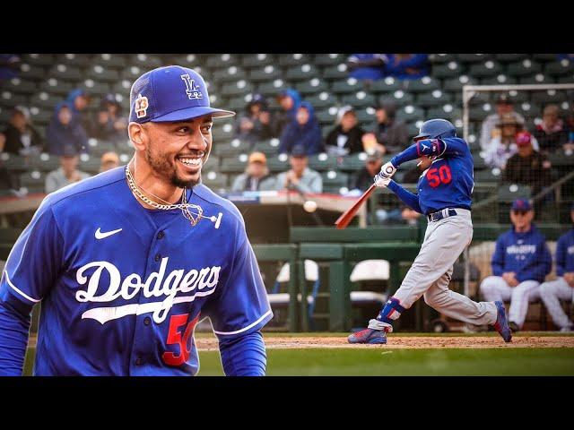 A Day with Mookie Betts at Dodgers Spring Training