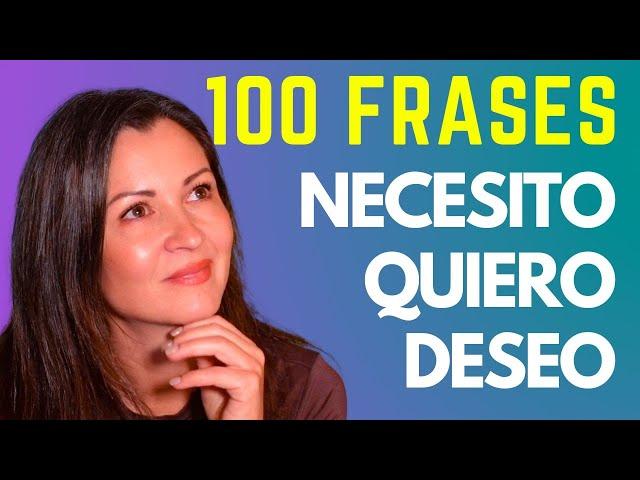 100 Frases Comunes para Expresar Deseos y Necesidades en Inglés