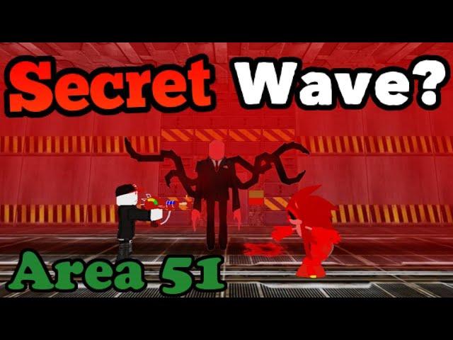 Secret Wave 666 REVEALED! Roblox Area 51 Endless Survival (w/ homermafia1)