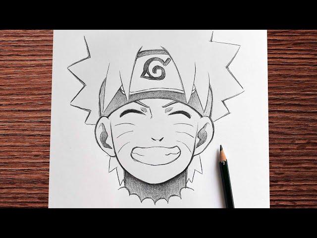 How to draw Naruto | Easy anime sketch