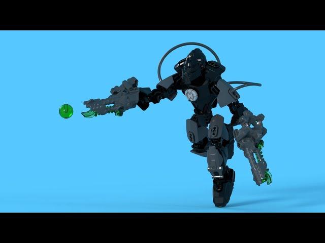 Bionicle Moc Instructions Herofactory Charlie Team Blake Turrent