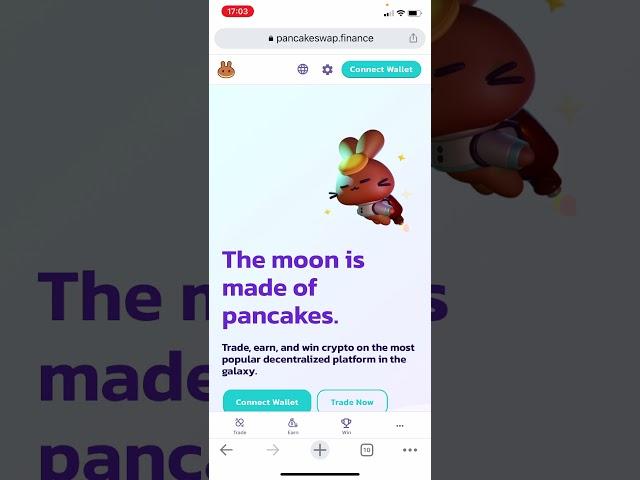 PancakeSwap. Инструкция для работы с телефона