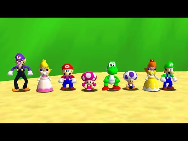 Super Mario 64 (8 Players) - Full Game 100% Walkthrough