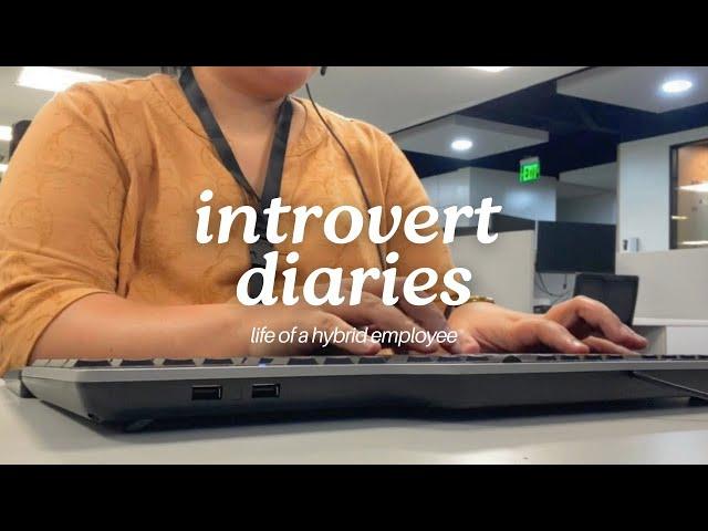 introvert diaries | day in the life of a hybrid employee