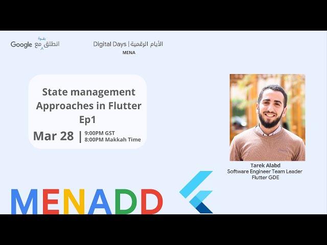 State management Approaches in Flutter Ep1 ( Tarek Alabd )