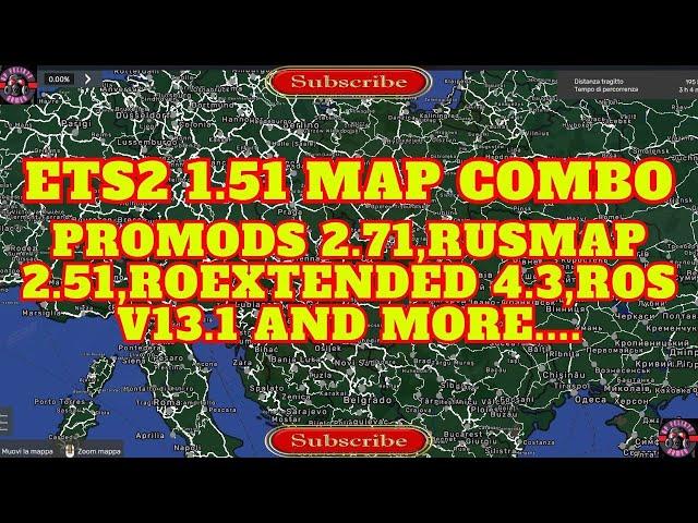 ETS2 1.51 MAP COMBO,PROMODS 2.71,RUSMAP 2.51,ROEXTENDED 4.3,ROS v13.1 and more....