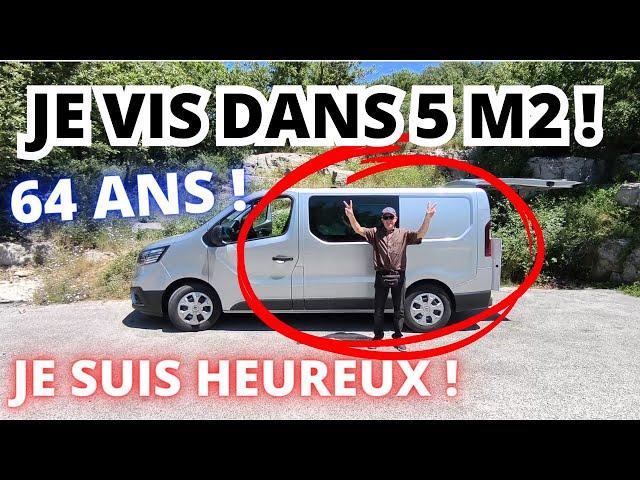 Philippe 64 ans retraité et nouveau dans la vanlife il vit seul sur la route avec son trafic aménagé