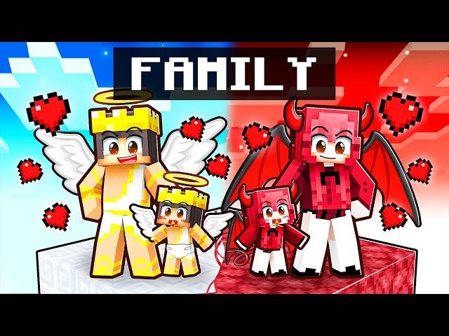 Having An ANGEL/DEMON FAMILY in Minecraft!