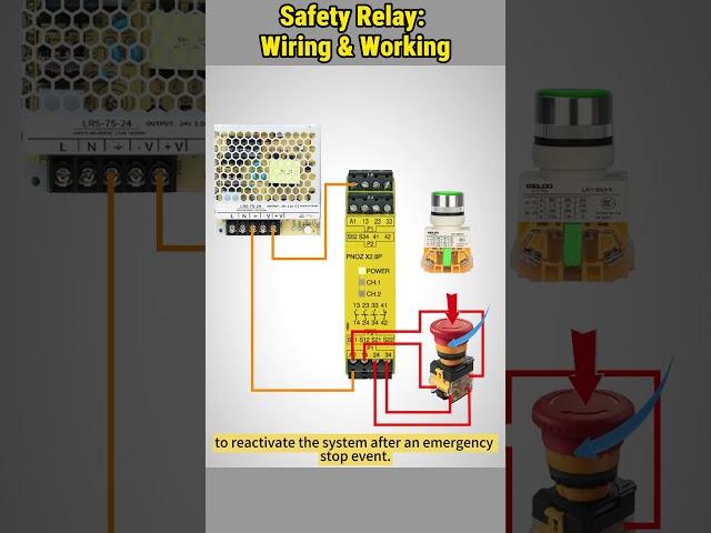 Safety Relay: How it Works & Basic Wiring #howto #relay #electrical