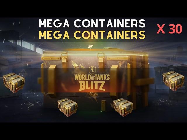 I opened 30+ mega containers in WOT Blitz and got this!