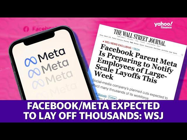 Facebook parent company Meta expected to announce large-scale layoffs