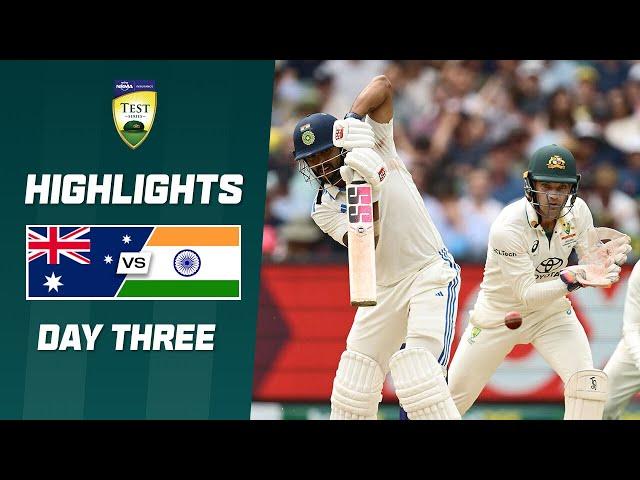 Australia v India 2024-25 | Fourth Test | Day Three