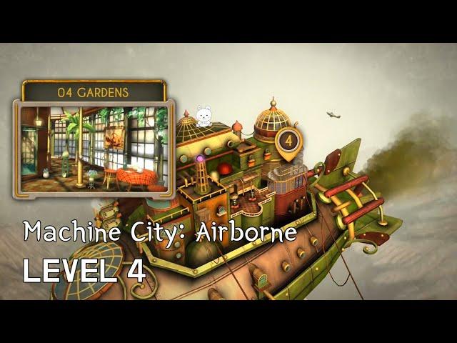 Escape Machine City Airborne Level 4 Gardens Walkthrough (Snapbreak)