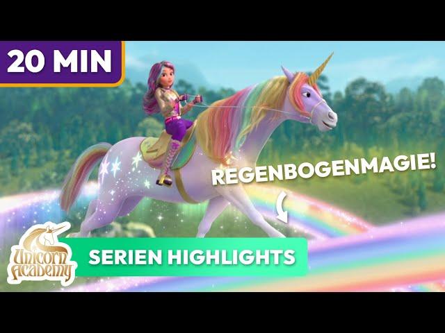 Die BESTE Einhorn-Lichtmagie bei Unicorn Academy | Unicorn Academy Kurzvideo | Cartoons für Kinder