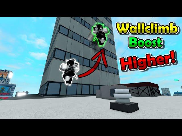 How To Wallclimb Boost Higher [Roblox Parkour]