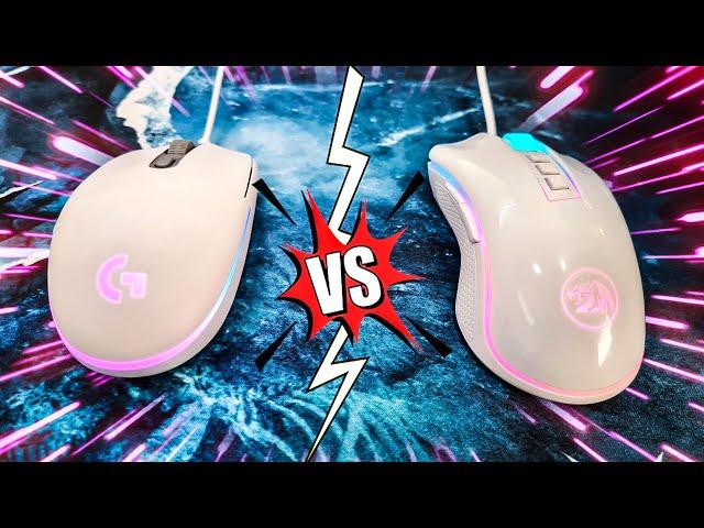 GUERRA DE MOUSES - Logitech G203 VS Redragon COBRA