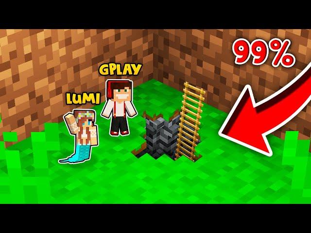 99.99% OSÓB NIE JEST W STANIE ZNALEŹĆ TEJ MIKRO BAZY W MINECRAFT?! GPLAY & LUMI