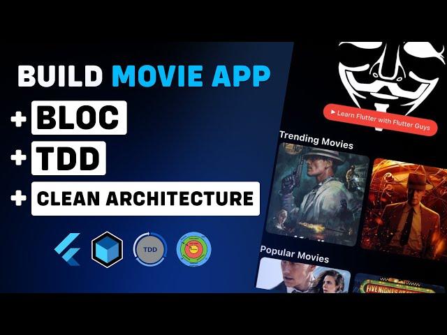 Movie App - Full course with Bloc, TDD and Clean architecture