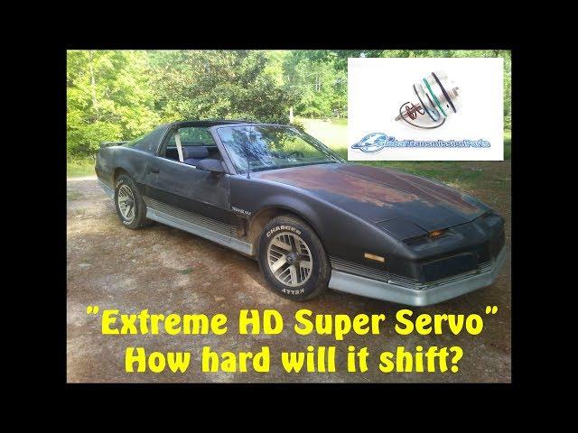 Global Transmission Parts "Extreme HD Billet Super Servo" in a Stock 305 Trans Am