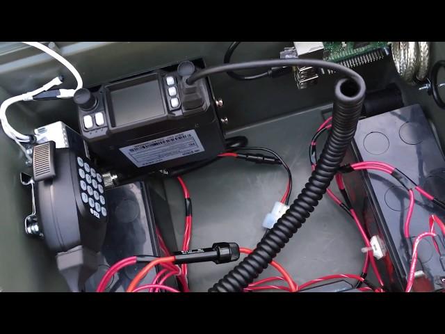 Homemade Ham Radio Go Box With Touchscreen