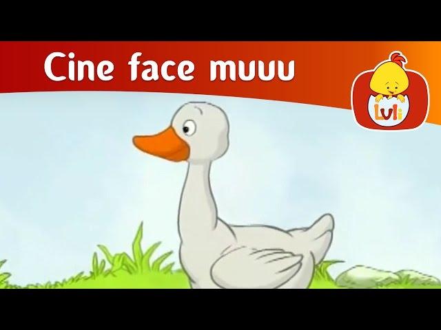 Cine face muuu? - Rață, pentru copii - Luli TV