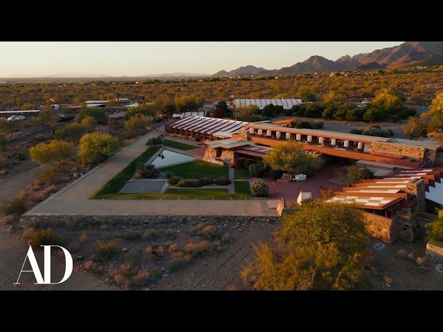 Inside Frank Lloyd Wright’s Design Workshop Built From The Desert | Architectural Digest