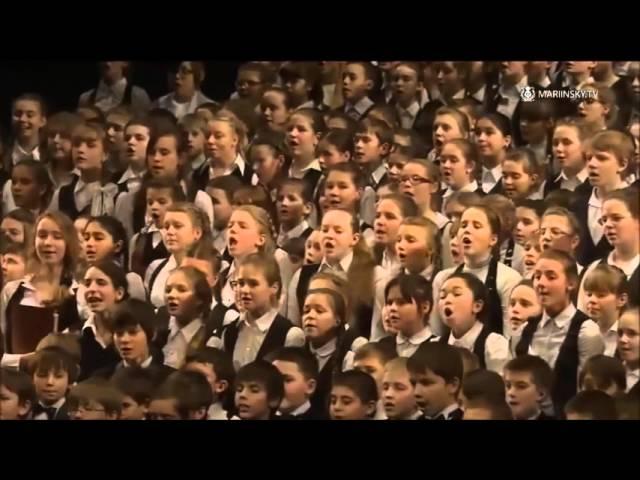 Russian National Anthem - Children's Choir At The Mariinsky Theatre St. Petersburg