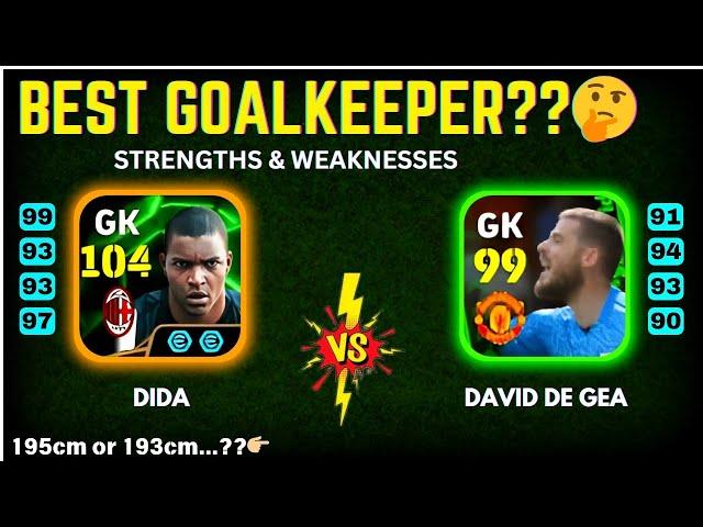 104 Epic Dida  99 POTW De Gea!! | Who's The Best GK Efootball 25..? | Efootball 2025 Mobile