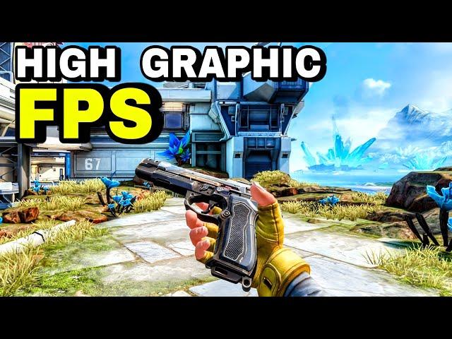 Top 10 Best FPS Mobile (High Graphic FPS Game Android & iOS) COMPETITIVE Shooter game !!