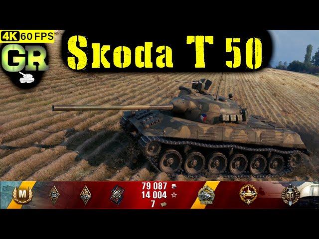 World of Tanks Škoda T 50 Replay - 8 Kills 6K DMG(Patch 1.4.1)