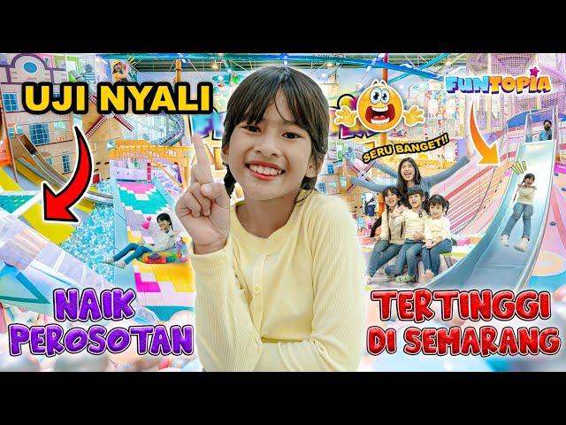 DISTA UJI NYALI NAIK PEROSOTAN TERTINGGI DI SEMARANG!! WOW TERNYATA SETINGGI INI #viralvideo