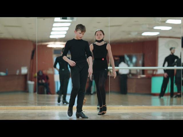 A Glimpse into Leo and Katya's Cha Cha Practice