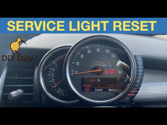 Mini Cooper service light / brake fluid & Oil change Reset procedure 2015