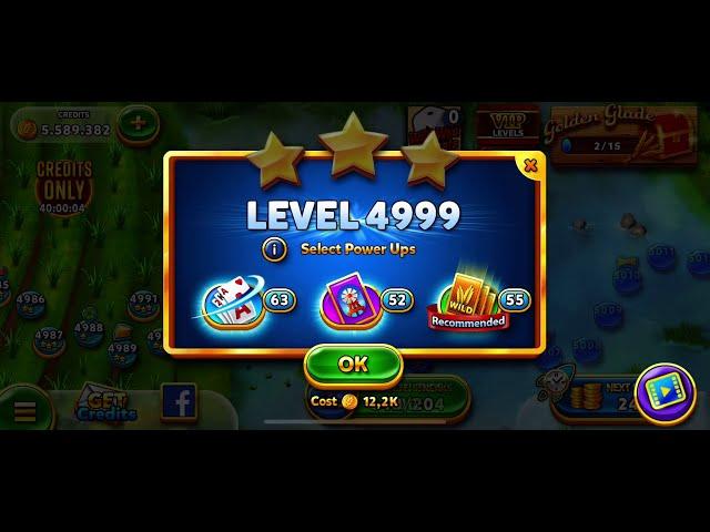 Solitaire Grand Harvest Level 5000 and 5.000.000 credits (World Record)