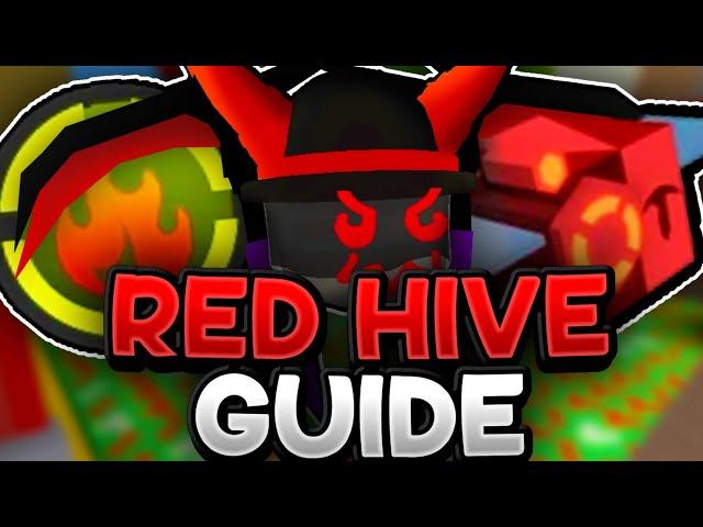 UPDATED Red Hive GUIDE [2024] | Bee Swarm Simulator